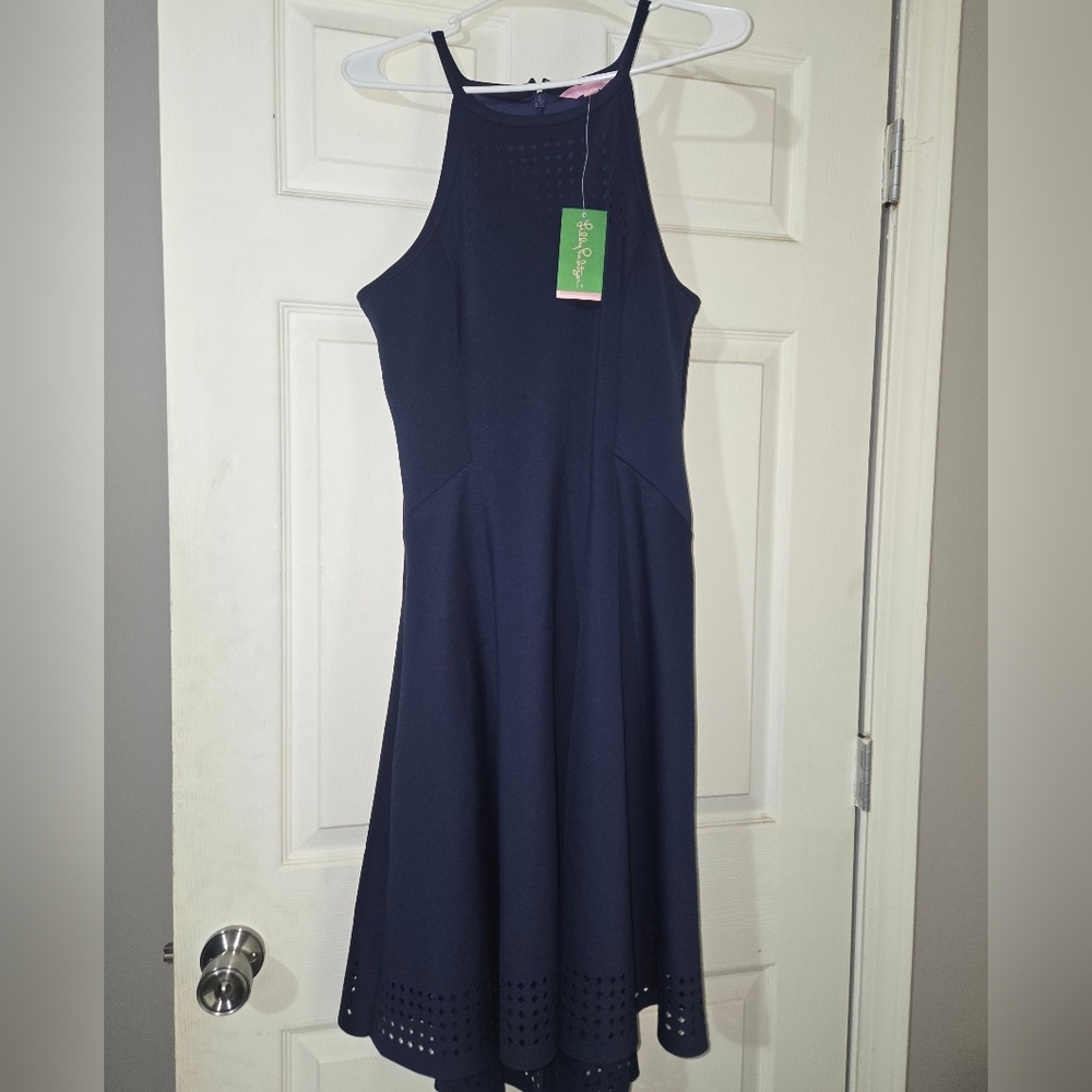Navy Sleeveless Dress